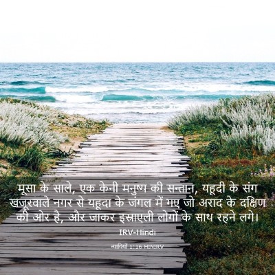 Picture 03 - न्यायियों 1:16 HINIRV - मूसा के साले, एक - Bible Verse Picture