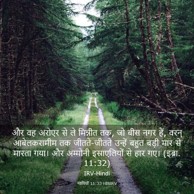 Picture 03 - न्यायियों 11:33 HINIRV - और वह अरोएर से ले - Bible Verse Picture
