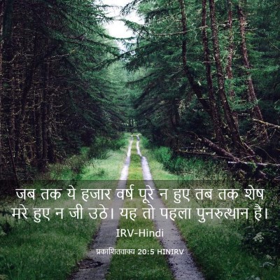 Picture 03 - प्रकाशितवाक्य 20:5 HINIRV - जब तक ये हजार वर्ष - Bible Verse Picture