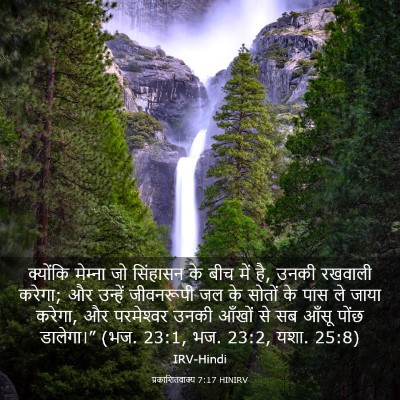 Picture 03 - प्रकाशितवाक्य 7:17 HINIRV - क्योंकि मेम्‍ना - Bible Verse Picture