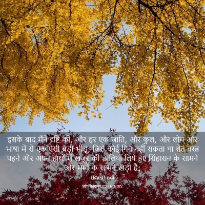 Picture 03 - प्रकाशितवाक्य 7:9 HINIRV - इसके बाद मैंने - Bible Verse Picture