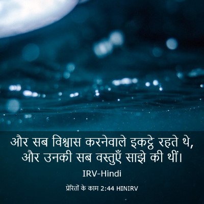 Picture 03 - प्रेरितों के काम 2:44 HINIRV - और सब विश्वास - Bible Verse Picture