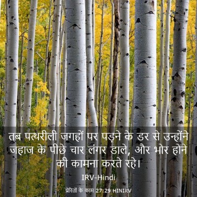 Picture 03 - प्रेरितों के काम 27:29 HINIRV - तब पत्थरीली जगहों - Bible Verse Picture