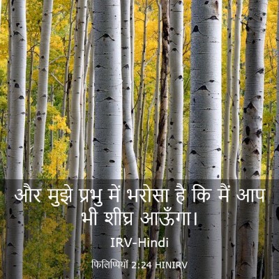Picture 03 - फिलिप्पियों 2:24 HINIRV - और मुझे प्रभु में - Bible Verse Picture