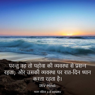Picture 03 - भजन संहिता 1:2 HINIRV - परन्तु वह तो यहोवा - Bible Verse Picture