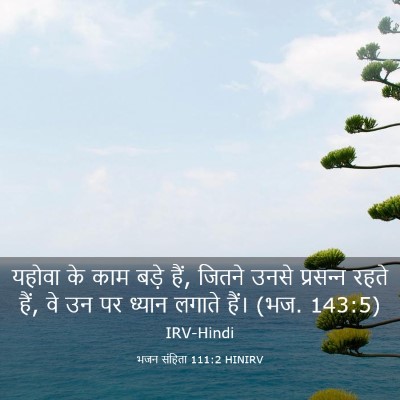 Picture 03 - भजन संहिता 111:2 HINIRV - यहोवा के काम बड़े - Bible Verse Picture