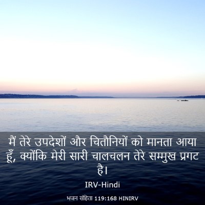 Picture 03 - भजन संहिता 119:168 HINIRV - मैं तेरे उपदेशों - Bible Verse Picture