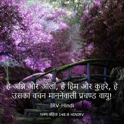 Picture 03 - भजन संहिता 148:8 HINIRV - हे अग्नि और ओलों, - Bible Verse Picture