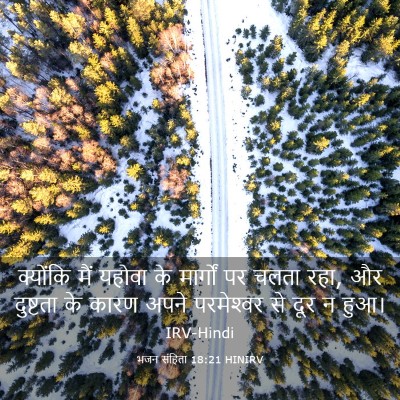 Picture 03 - भजन संहिता 18:21 HINIRV - क्योंकि मैं यहोवा - Bible Verse Picture
