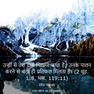 Picture 03 - भजन संहिता 19:11 HINIRV - उन्हीं से तेरा दास - Bible Verse Picture