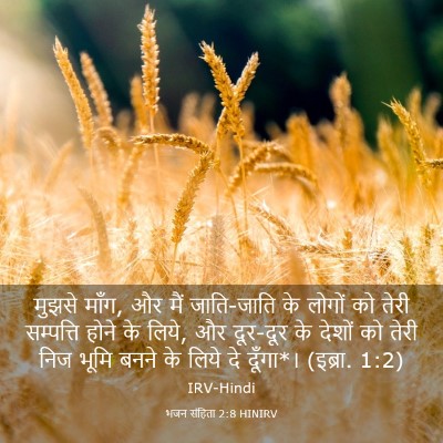 Picture 03 - भजन संहिता 2:8 HINIRV - मुझसे माँग, और मैं - Bible Verse Picture