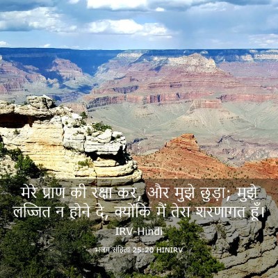 Picture 03 - भजन संहिता 25:20 HINIRV - मेरे प्राण की - Bible Verse Picture