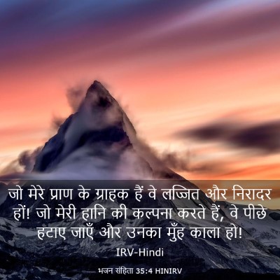Picture 03 - भजन संहिता 35:4 HINIRV - जो मेरे प्राण के - Bible Verse Picture