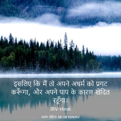 Picture 03 - भजन संहिता 38:18 HINIRV - इसलिए कि मैं तो - Bible Verse Picture