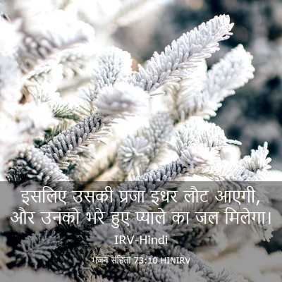 Picture 03 - भजन संहिता 73:10 HINIRV - इसलिए उसकी प्रजा - Bible Verse Picture