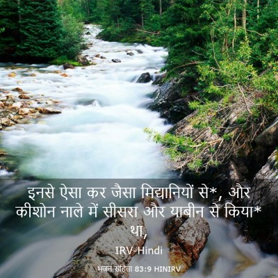 Picture 03 - भजन संहिता 83:9 HINIRV - इनसे ऐसा कर जैसा - Bible Verse Picture