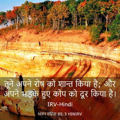 Picture 03 - भजन संहिता 85:3 HINIRV - तूने अपने रोष को - Bible Verse Picture