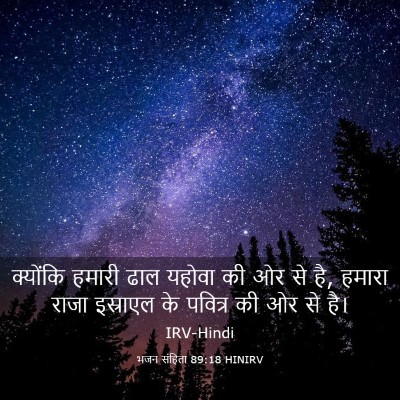 Picture 03 - भजन संहिता 89:18 HINIRV - क्योंकि हमारी ढाल - Bible Verse Picture
