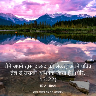 Picture 03 - भजन संहिता 89:20 HINIRV - मैंने अपने दास - Bible Verse Picture