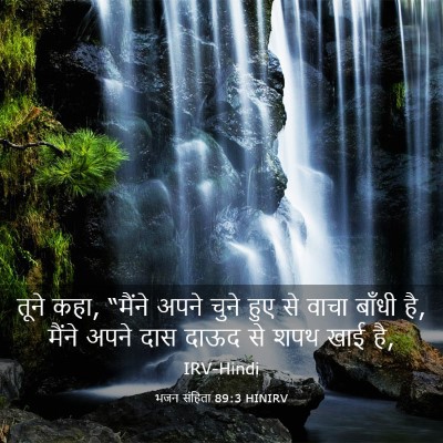 Picture 03 - भजन संहिता 89:3 HINIRV - तूने कहा, “मैंने - Bible Verse Picture
