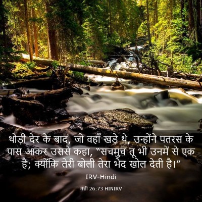 Picture 03 - मत्ती 26:73 HINIRV - थोड़ी देर के बाद, - Bible Verse Picture