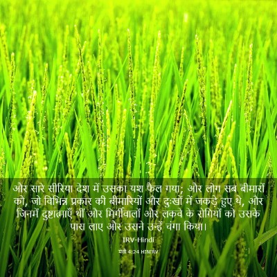 Picture 03 - मत्ती 4:24 HINIRV - और सारे सीरिया देश - Bible Verse Picture