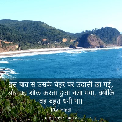 Picture 03 - मरकुस 10:22 HINIRV - इस बात से उसके - Bible Verse Picture