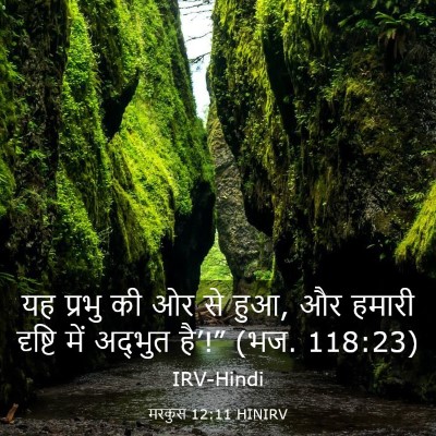 Picture 03 - मरकुस 12:11 HINIRV - यह प्रभु की ओर से - Bible Verse Picture
