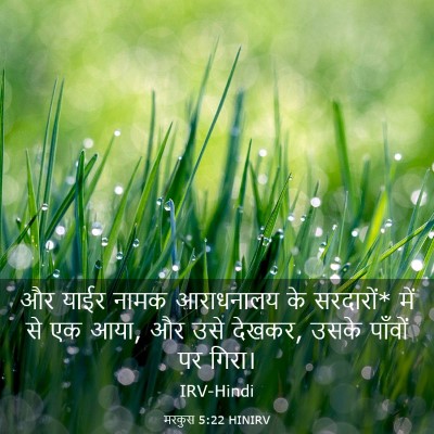 Picture 03 - मरकुस 5:22 HINIRV - और याईर नामक - Bible Verse Picture