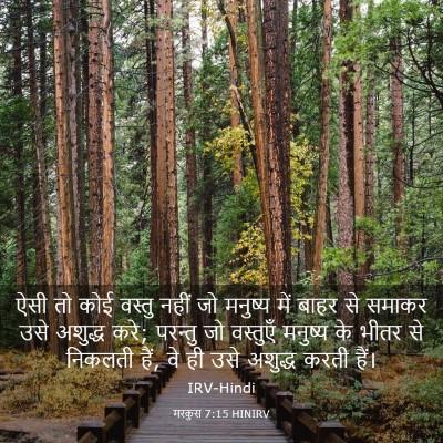 Picture 03 - मरकुस 7:15 HINIRV - ऐसी तो कोई वस्तु - Bible Verse Picture