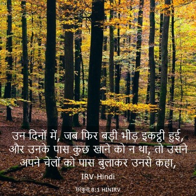 Picture 03 - मरकुस 8:1 HINIRV - उन दिनों में, जब - Bible Verse Picture