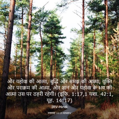 Picture 03 - यशायाह 11:2 HINIRV - और यहोवा की आत्मा, - Bible Verse Picture