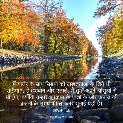 Picture 03 - यशायाह 16:9 HINIRV - मैं याजेर के साथ - Bible Verse Picture