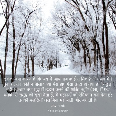 Picture 03 - यशायाह 50:2 HINIRV - इसका क्या कारण है - Bible Verse Picture