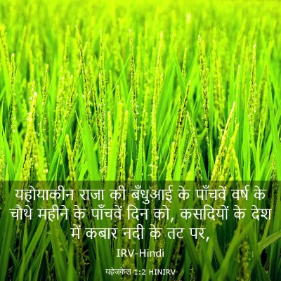 Picture 03 - यहेजकेल 1:2 HINIRV - यहोयाकीन राजा की - Bible Verse Picture