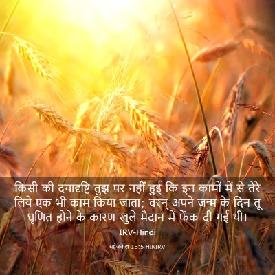 Picture 03 - यहेजकेल 16:5 HINIRV - किसी की दयादृष्टि - Bible Verse Picture