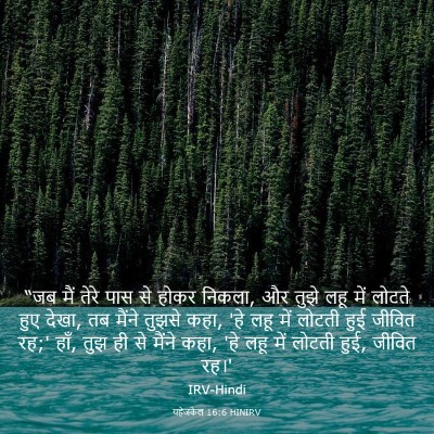 Picture 03 - यहेजकेल 16:6 HINIRV - “जब मैं तेरे पास से - Bible Verse Picture