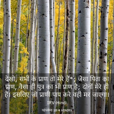 Picture 03 - यहेजकेल 18:4 HINIRV - देखो, सभी के प्राण - Bible Verse Picture