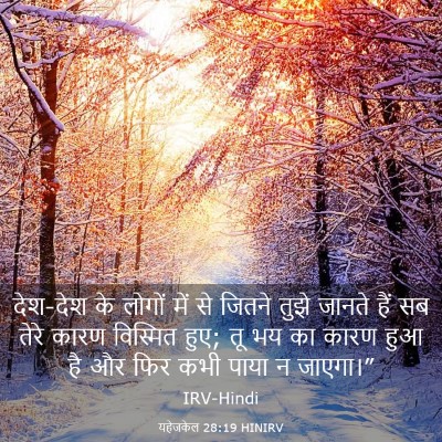Picture 03 - यहेजकेल 28:19 HINIRV - देश-देश के लोगों - Bible Verse Picture