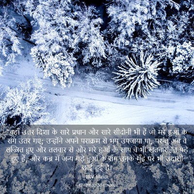 Picture 03 - यहेजकेल 32:30 HINIRV - “वहाँ उत्तर दिशा - Bible Verse Picture