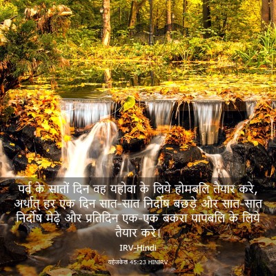 Picture 03 - यहेजकेल 45:23 HINIRV - पर्व के सातों दिन - Bible Verse Picture