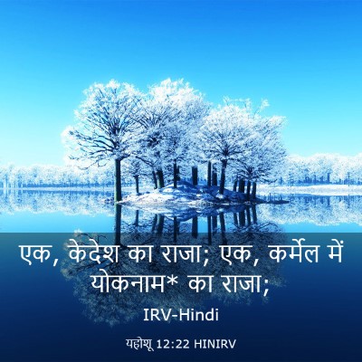 Picture 03 - यहोशू 12:22 HINIRV - एक, केदेश का राजा; - Bible Verse Picture