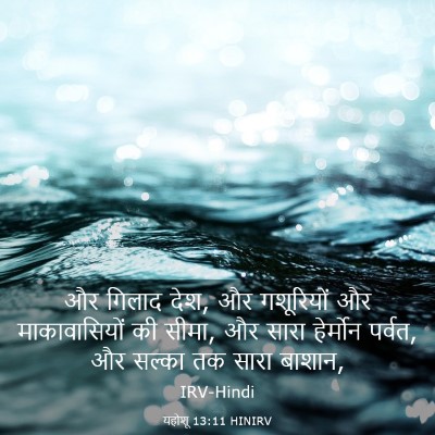 Picture 03 - यहोशू 13:11 HINIRV - और गिलाद देश, और - Bible Verse Picture