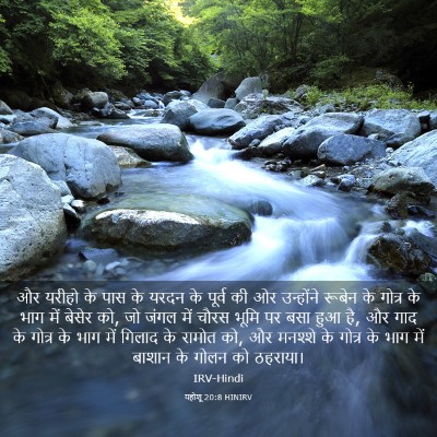 Picture 03 - यहोशू 20:8 HINIRV - और यरीहो के पास के - Bible Verse Picture