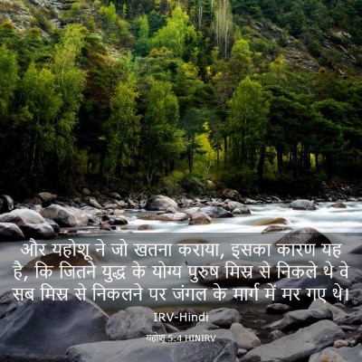 Picture 03 - यहोशू 5:4 HINIRV - और यहोशू ने जो खतना - Bible Verse Picture