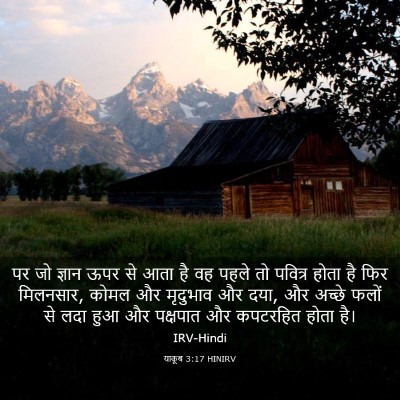 Picture 03 - याकूब 3:17 HINIRV - पर जो ज्ञान ऊपर से - Bible Verse Picture