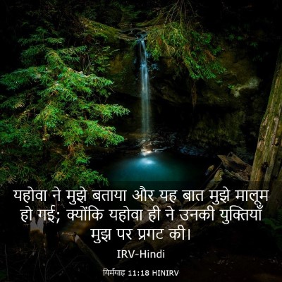 Picture 03 - यिर्मयाह 11:18 HINIRV - यहोवा ने मुझे - Bible Verse Picture
