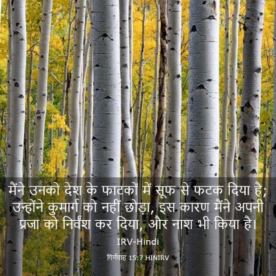 Picture 03 - यिर्मयाह 15:7 HINIRV - मैंने उनको देश के - Bible Verse Picture