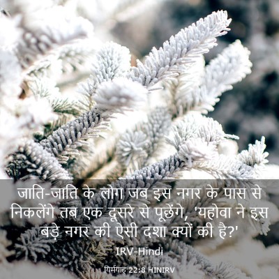 Picture 03 - यिर्मयाह 22:8 HINIRV - जाति-जाति के लोग जब - Bible Verse Picture