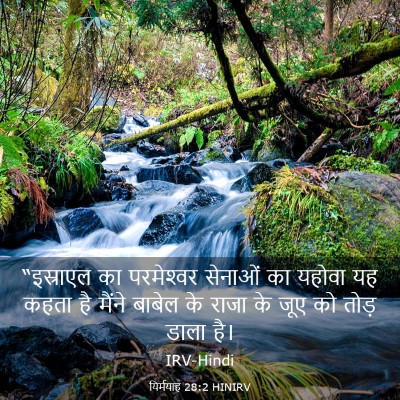 Picture 03 - यिर्मयाह 28:2 HINIRV - “इस्राएल का - Bible Verse Picture